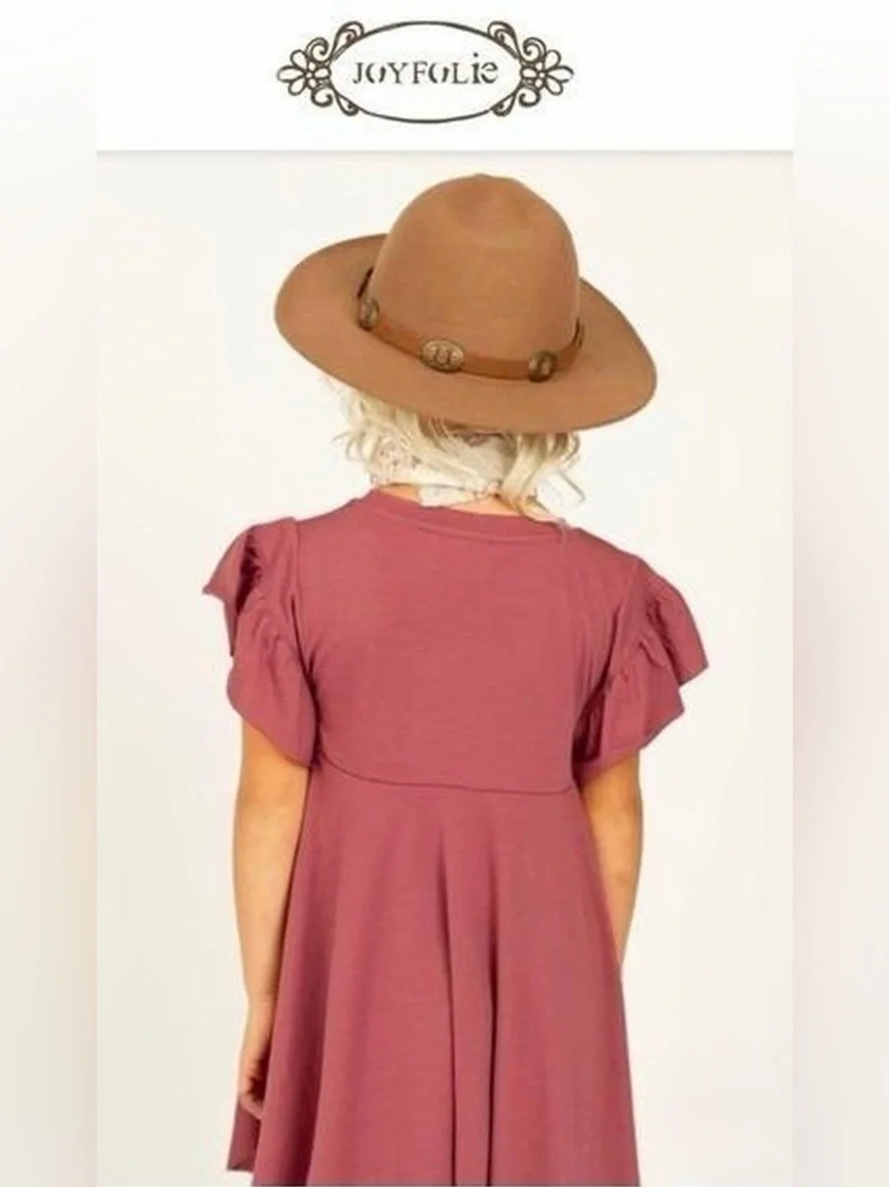 NWT Mia Joy Milana Girls’ Dress in Dusty Rose Sz 12